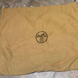 Authentic Hermès large dust bag